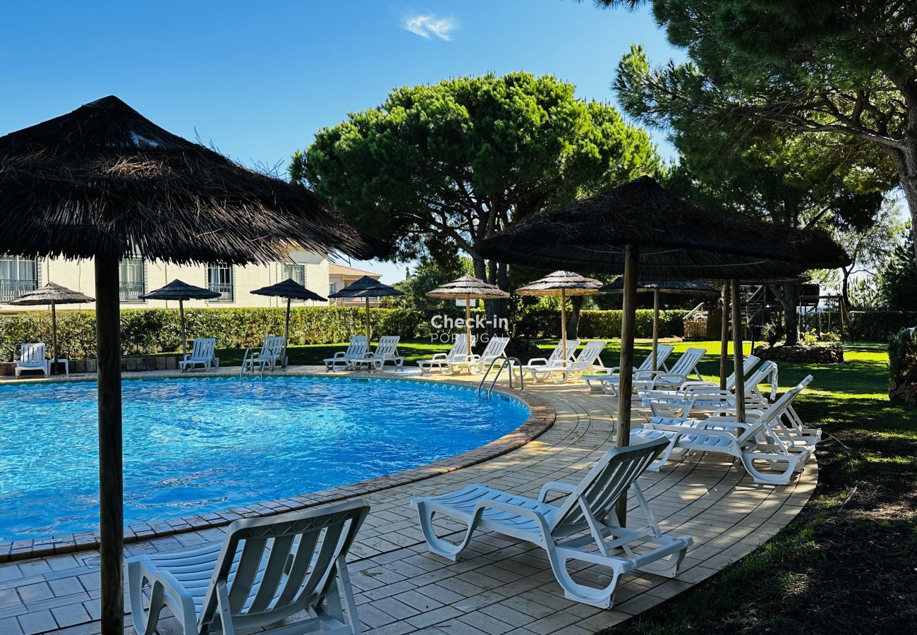 Pool exterior; garden and pool